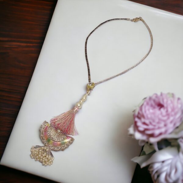 Zip Tassel Necklace - Image 2