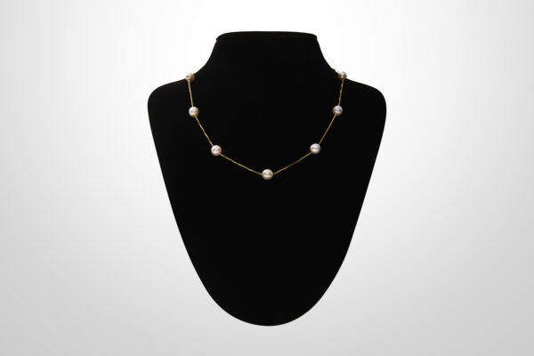 Exquisite Akoya Pearl Nonet Necklace - Image 3