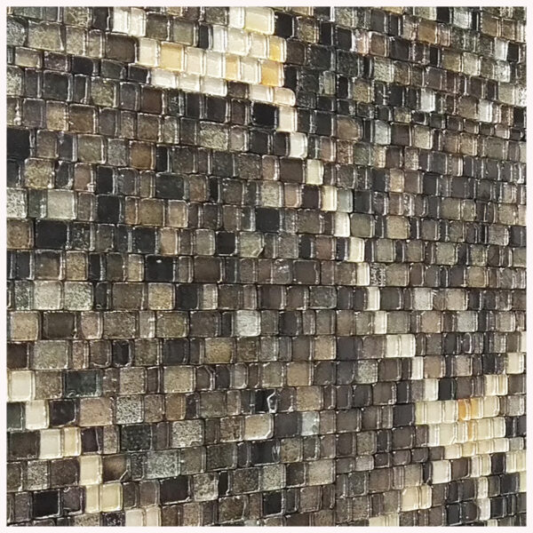 Glass mosaic KINTUGI style