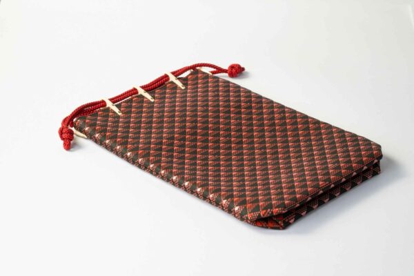 Takane Red Large Gassai Bag with Gusset - Image 2