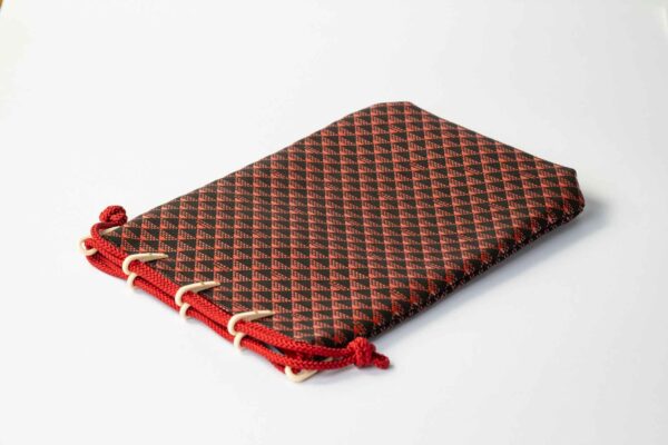 Takane Red Large Gassai Bag with Gusset - Image 3