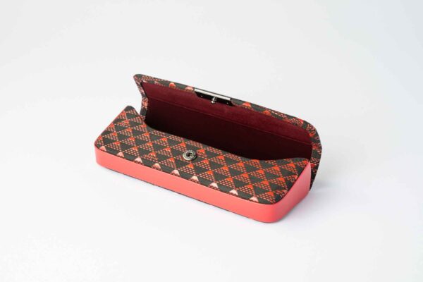 Takane Red H Glasses Case - Image 4