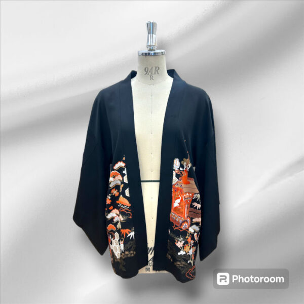 Haori Jacket with Edo Tsuma Pattern
