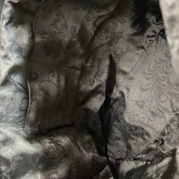 Tote Bag Made from Kimono Obi – “Black” - Image 2
