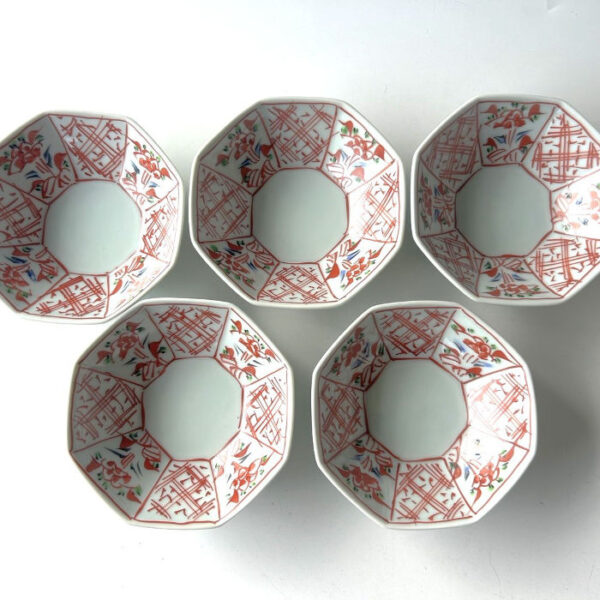 Jimontachibana Octagonal Small Bowl Set