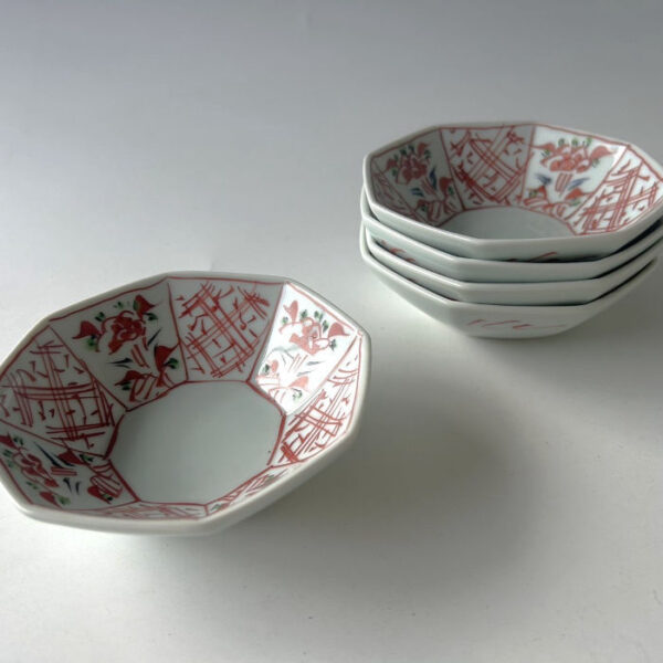 Jimontachibana Octagonal Small Bowl Set - Image 2