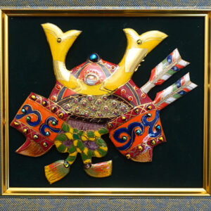 helmet decoration (2020a) cloisonné ornament frame