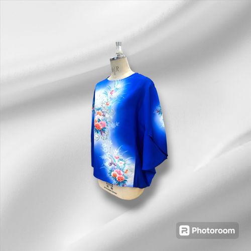 bokashizome tango chirimen(gradation dyed tango chirimen crepe)