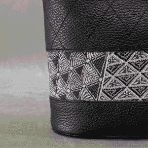 bucket shaped handbag