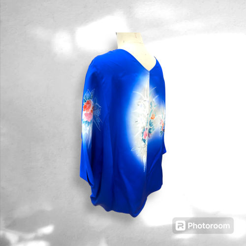 bokashizome tango chirimen(gradation dyed tango chirimen crepe)