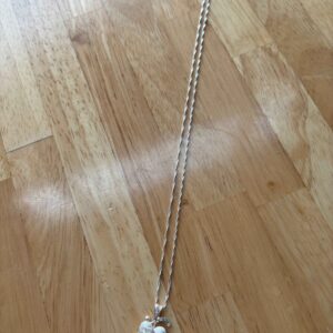 single necklace with japanese baby pearls