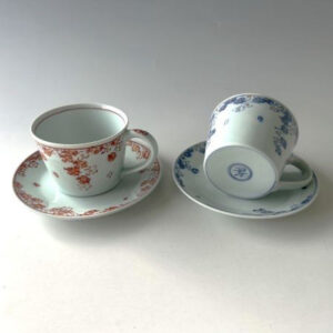 fuchi zakura pair coffee cups