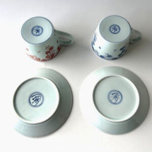 fuchi zakura pair coffee cups