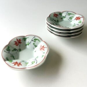 kifuku petal shaped small plate set