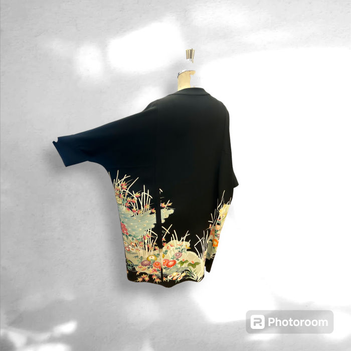 one piece dress with edo tsuma pattern