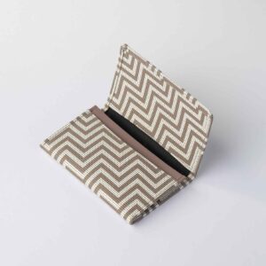 chevron business card holder