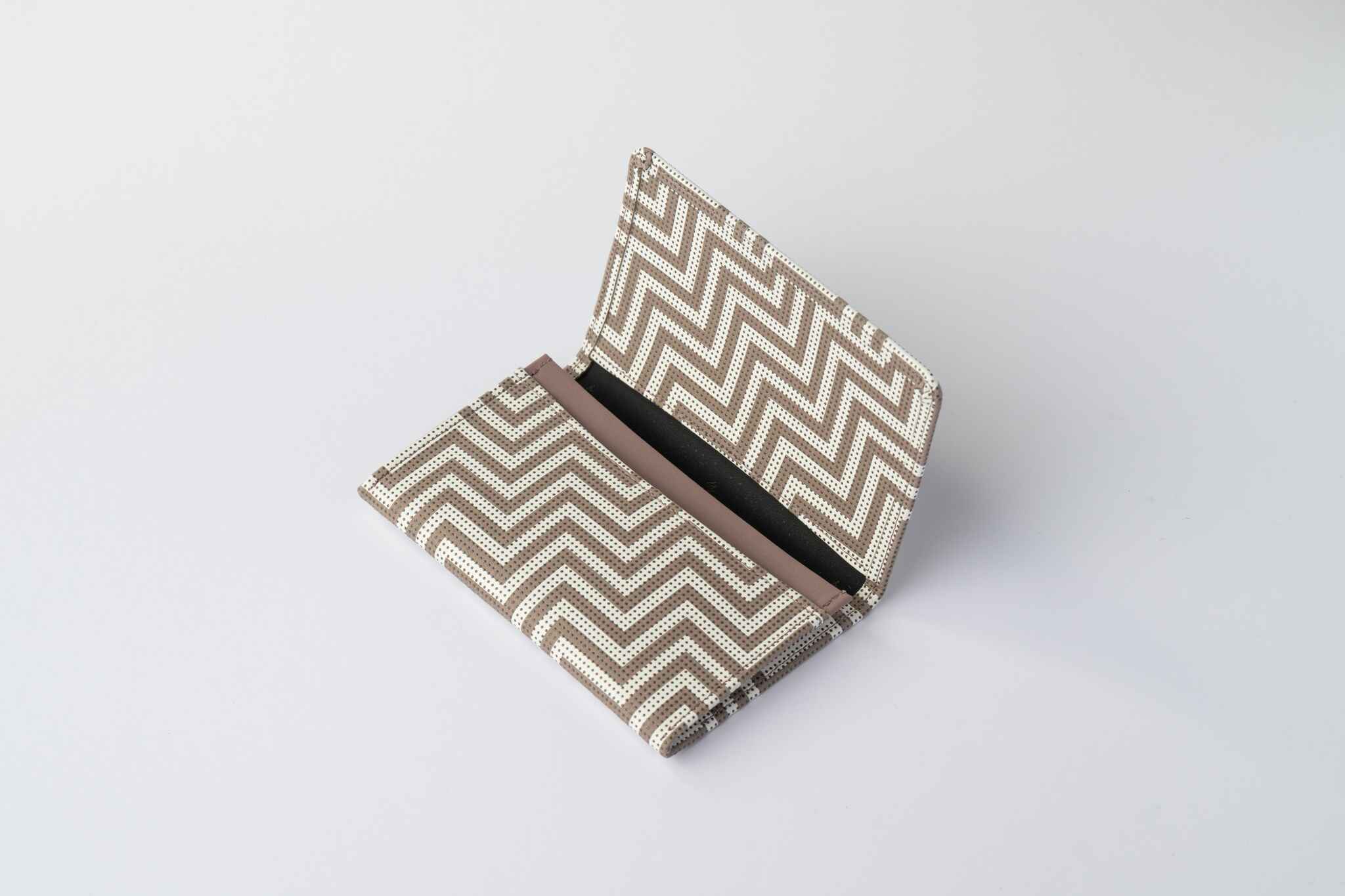 chevron business card holder