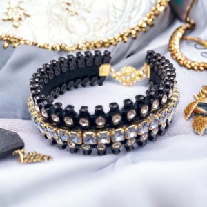 swarovski zip bracelet