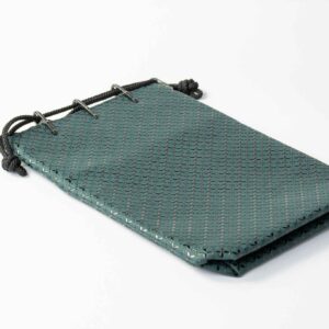 hisoca green shippō tsunagi large gassai bag with gusset