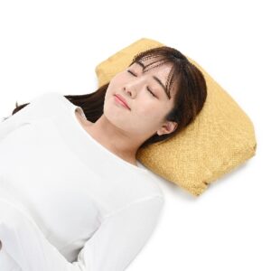 shimanto hinoki height adjustable pillow (blue)