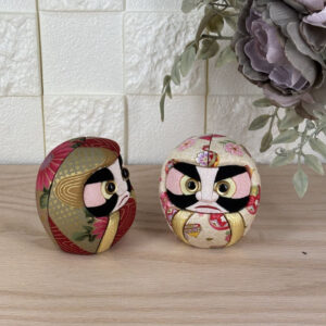 kimekomi daruma (traditional japanese carved daruma doll) d 1113