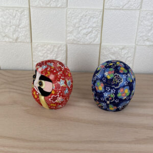 kimekomi daruma (traditional japanese carved daruma doll) d 2021