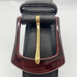 sennen belt 35 burgundy (tome nuri lacquer) (a thousand years belt 35 burgundy (tome nuri lacquer))
