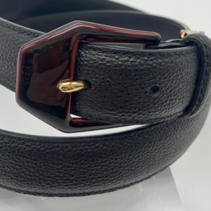 sennen belt 30 burgundy (tome nuri lacquer) (a thousand years 35 black (black lacquer))