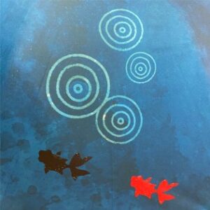 goldfish pattern all weather long umbrella ( set of 2 )