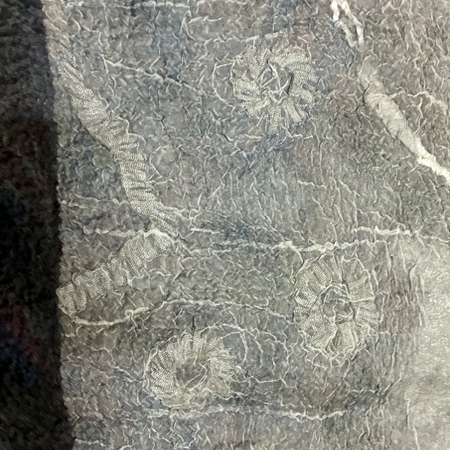 tsujigahana shawl (indigo)