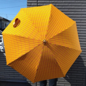 Japanese Kimono Fabric Parasol “Town Maiden”