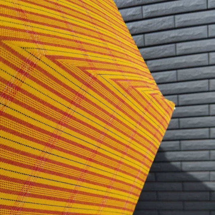 Japanese Kimono Fabric Parasol “Town Maiden” - Image 3