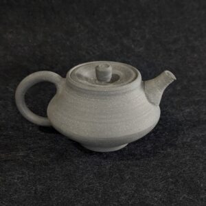 Black Yakishime Soroban-Shaped Teapot⑤