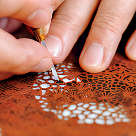 Traditional Craft “Edo Komon” Kimono Fabric - Image 3