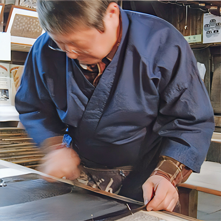 Traditional Craft “Edo Komon” Kimono Fabric - Image 4