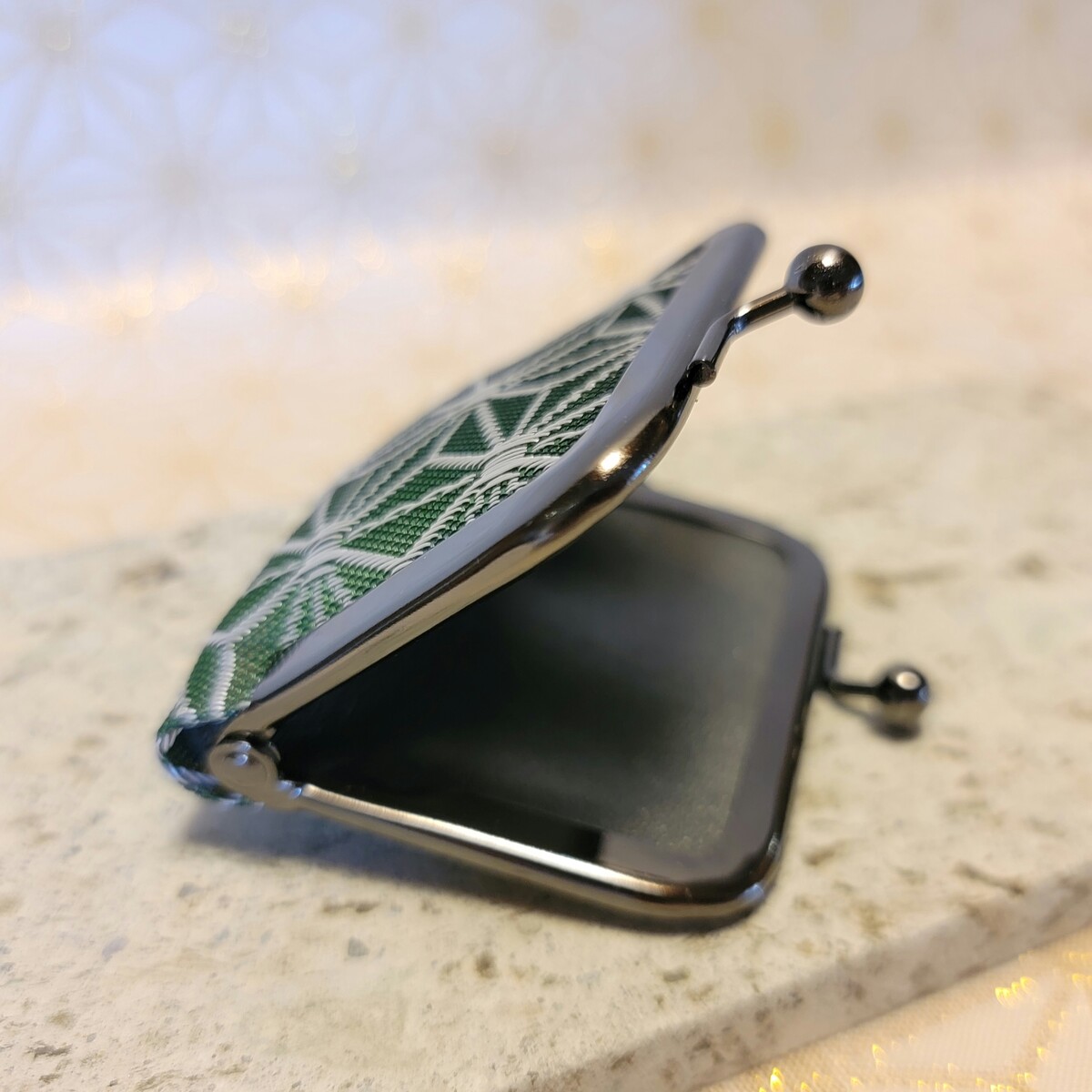Asanoha Pattern "Mugwort" 3-Piece Set (Tote Bag, Wallet) ※Includes a Mini Clasp Coin Purse - Image 8