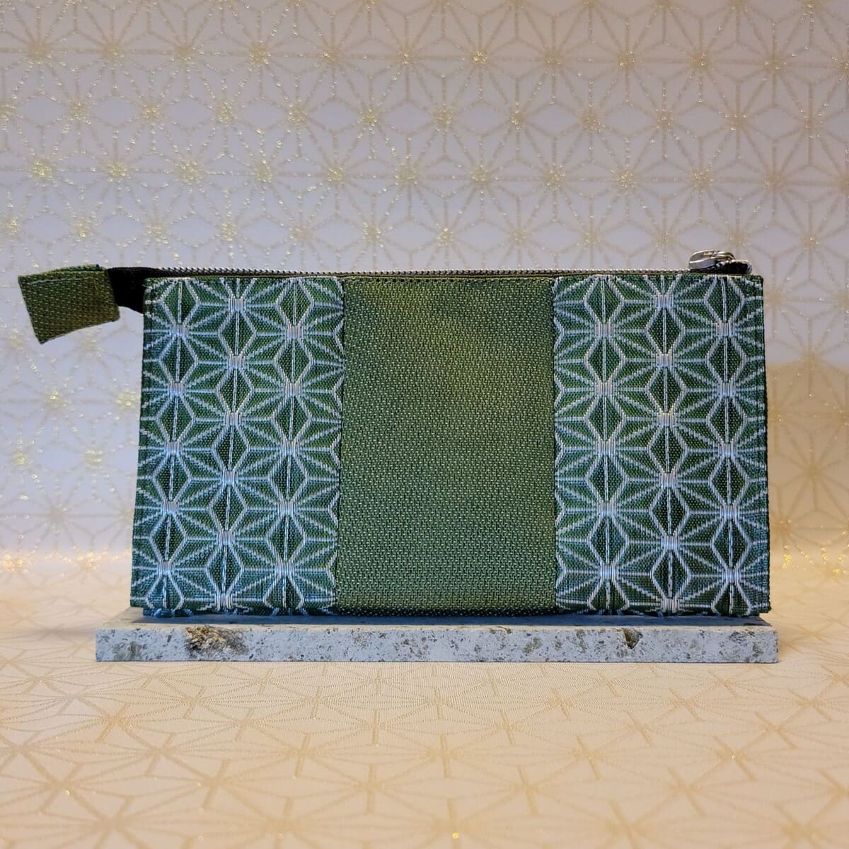 Asanoha Pattern "Mugwort" 3-Piece Set (Tote Bag, Wallet) ※Includes a Mini Clasp Coin Purse - Image 7